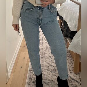 Zara Light Blue Straight Leg Jeans